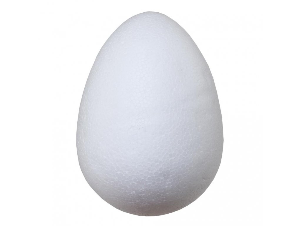 Polystyrenové vejce/vajíčko - 4 x 5,5 cm, 1ks
