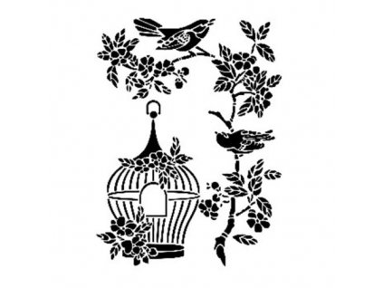 sablona cadence 21x30 cm ptacci s kleci