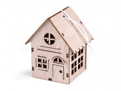 Domeček dřevěný k zavěšení