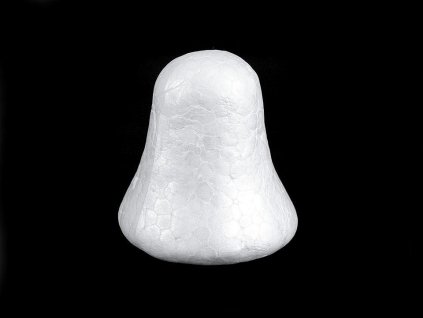 Zvonek polystyrenový - O 5 cm, v. 4,5 cm, bílý