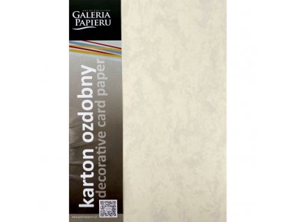 Mramorovaný papír A4 krémový