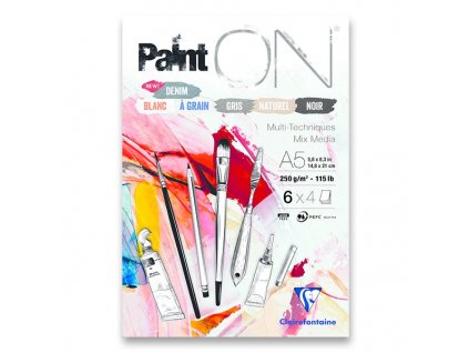 Skicák mix barev 9754090 A5 6x4listy 1