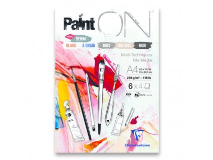 Skicák mix barev 9754100 A4 6x4listy 1