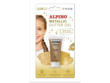 Třpytivý gel na tělo a obličej