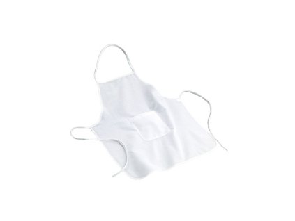 Zástěra dětská 60x50cm bílá