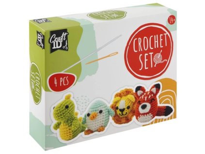 Sada 4 zvířátek dino sova lev liška 1