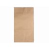 Sáček/pytlík papírový, s křížovým dnem, 15 x 30 x 9 cm - kraft
