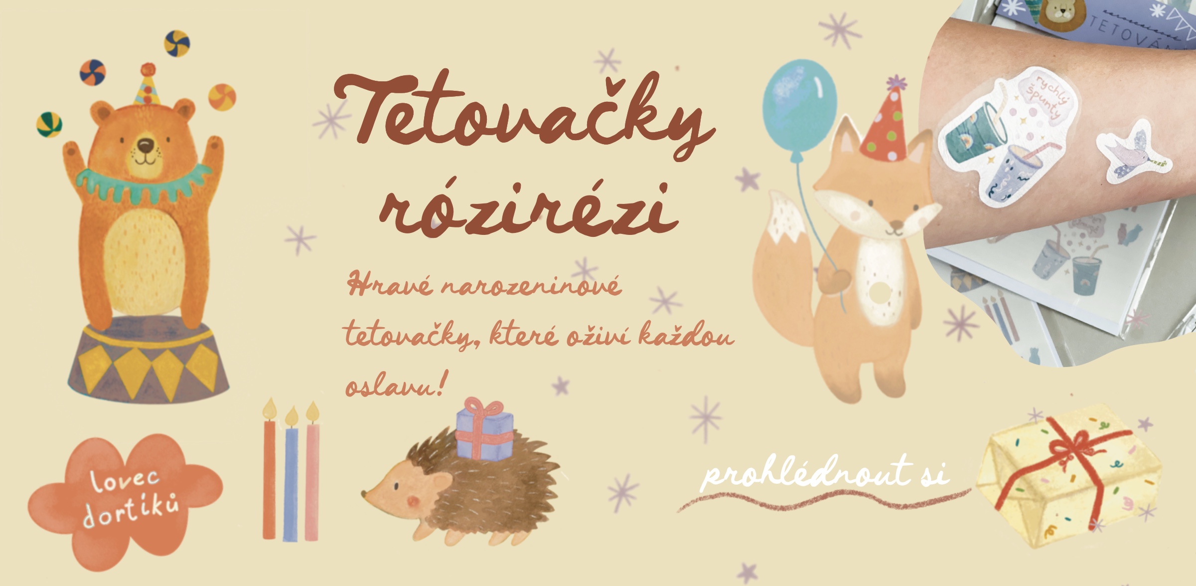 Narozeninové tetovačky