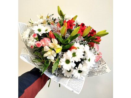 Vánoční vazba květin praha