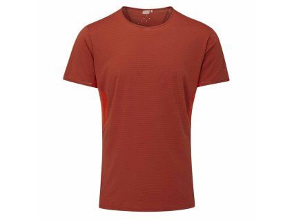 mens sonic ultra running t shirt red clay firecracker p8142 32206 image