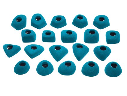 Ocún, FOOTHOLDS SET 1 Bolt-on, BLUE
