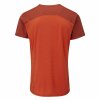 mens sonic ultra running t shirt red clay firecracker p8142 32208 image