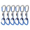 Crag Keylock Wire 10cm Indic. Quickd 6pack