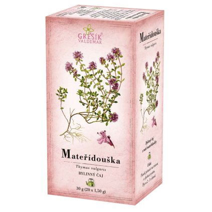 Mateřídouška  bylinný porcovaný čaj