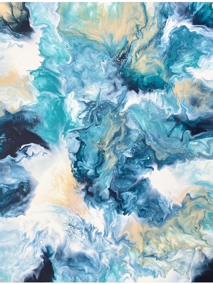 Tyrkys 50x70 cm