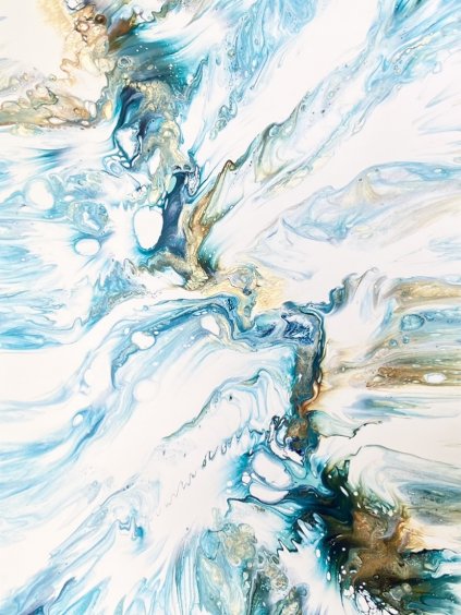 Blue river 60x90 cm
