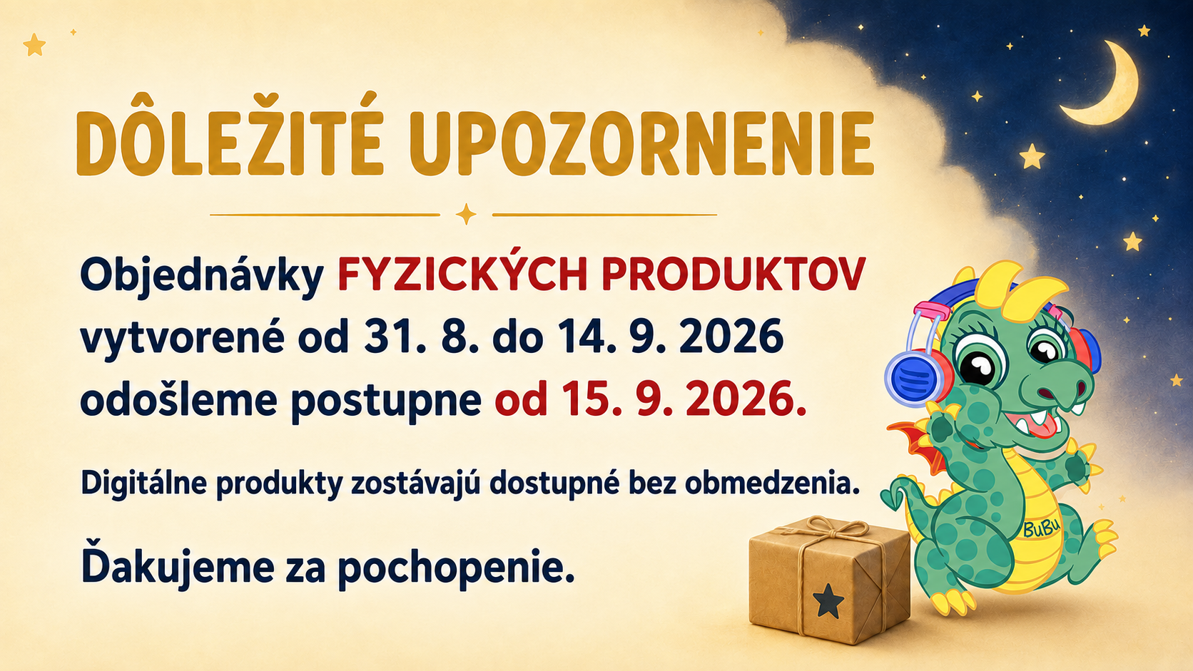 Objednavky od 31.8.2026