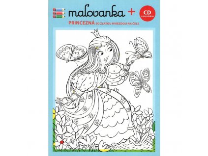 MAĽOVANKA + CD - PRINCEZNÁ SO ZLATOU HVIEZDOU