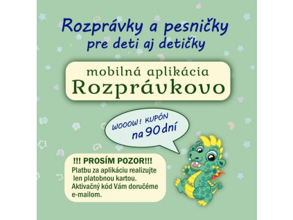 ROZPRAVKOVO APP - NA 90 DNI