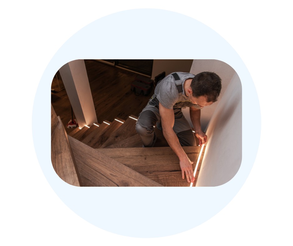 Jak osvětlit schodiště LED pásky ?