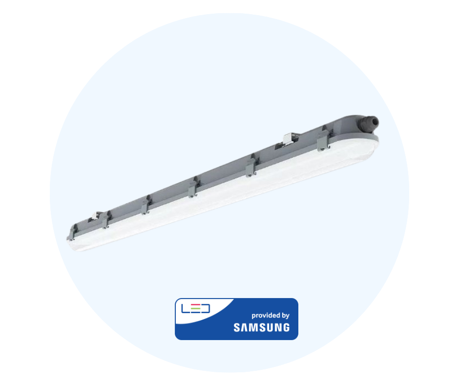 LED prachotěsné osvětlení IP65 lineární