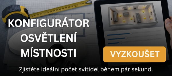 Spočítejte si správný počet světel do místnosti. Zadejte rozměry a náš konfigurátor vám během pár sekund doporučí ideální osvětlení.