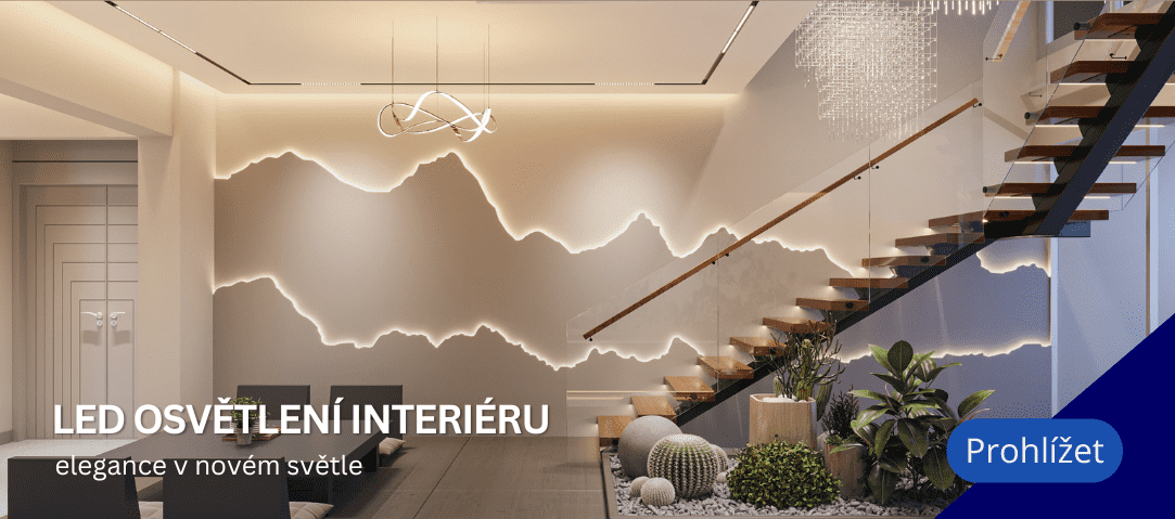 LED osvětlení interiéru