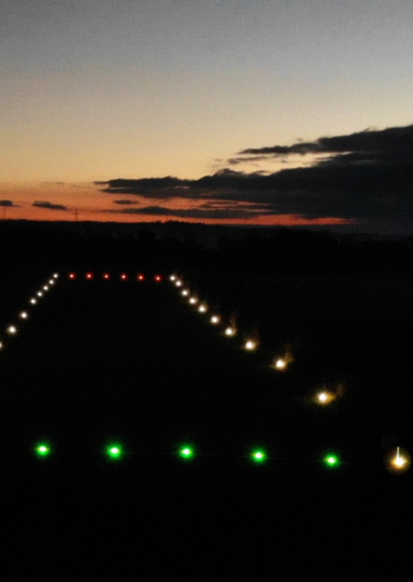 Svítidla pro přistávací dráhy