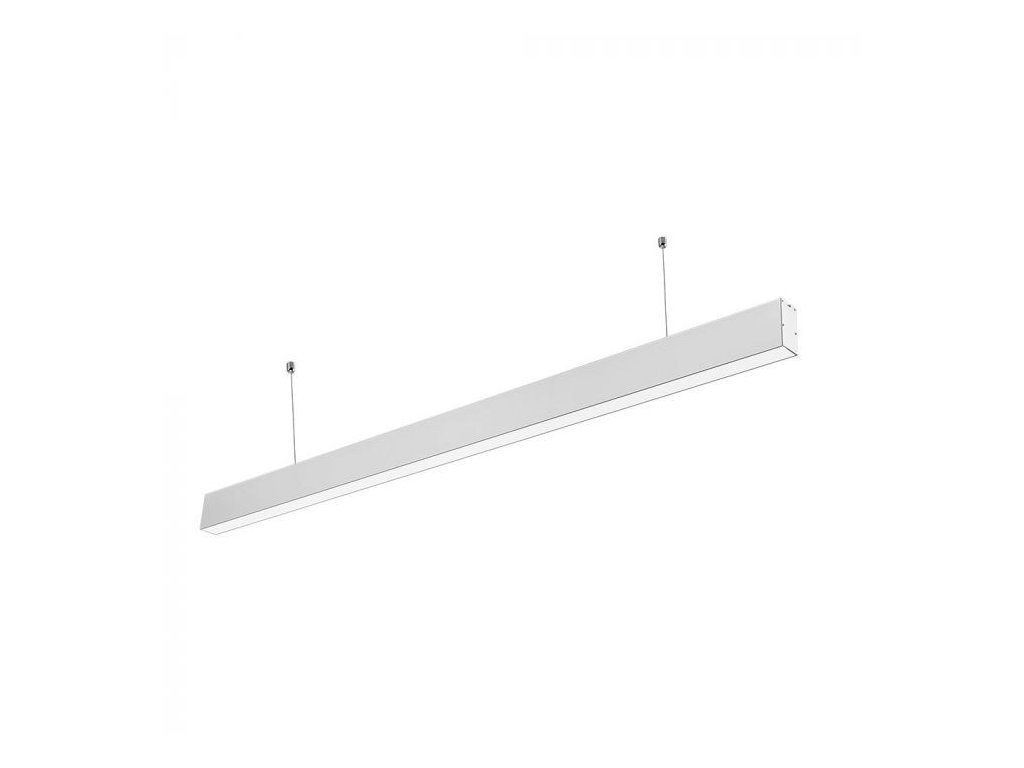 Lineární LED panel, závěsný, 40 W, 3200 lm, 120 cm, bílá - 5 let záruka (Barva světla Denní bílá, Délka 120 cm)