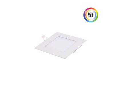 LED panel 24V 9W RGBCCT 24HW9 čtverec