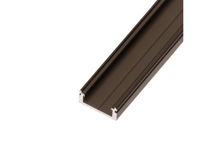 LED profil N8B - nástěnný bronzový (Varianta Profil bez krytu 1m)