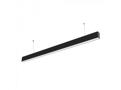 Lineární LED panel, závěsný, 40 W, 3200 lm, 120 cm, černá - 5 let záruka (Barva světla Teplá bílá, Délka 120 cm)