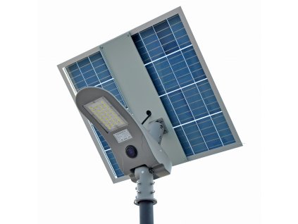 Lampa solarna uliczna LED seria FP 06 LED 40W panel dwustronny 80W