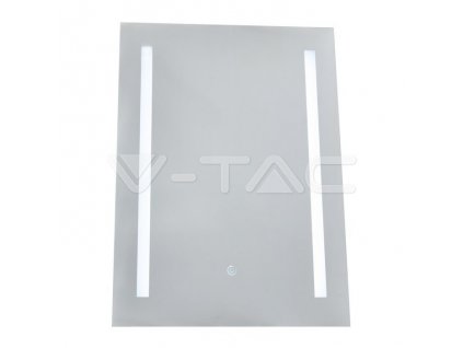 Koupelnové zrcadlo s LED osvětlením, 70 x 50 cm, 3v1, dotykové ovládání, 37 W