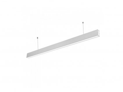 Lineární LED panel, závěsný, 40 W, 120 cm, stříbrná - 5 let záruka (Barva světla Studená bílá, Délka 120 cm, Stmívatelné Ne)