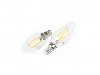 LED žárovka E14 DIMF4W FILAMENT C35