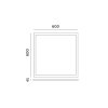 frame 45mm for panel led 60x60 click kobi 0af0e2e401cf4e338f320f3109a8e387 bc6274ed