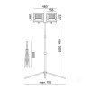 floodlight led tigra tripod 2x100w 4000k ip54 kobi 451dd19b6a4745c19ca6af9b40bb7aca 3a5e96df