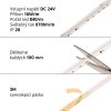 LED pásek digitální 24SPI16 RGBW WS2814F (Varianta RGB + Teplá bílá)