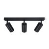 Přisazené bodové svítidlo kivi x 3 - černé