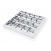 Přisazené rastrové svítidlo pro LED zářivky T8 - 4x60cm