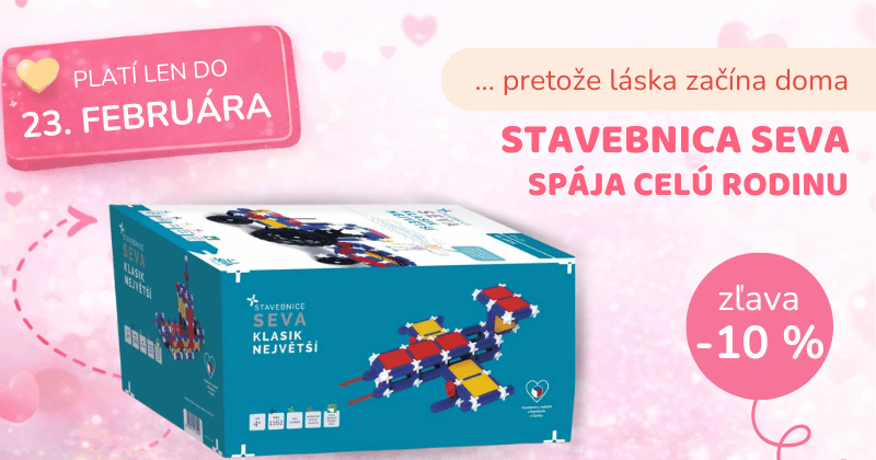 Valentínska zľava na stavebnicu Seva Klasik Najväčšia