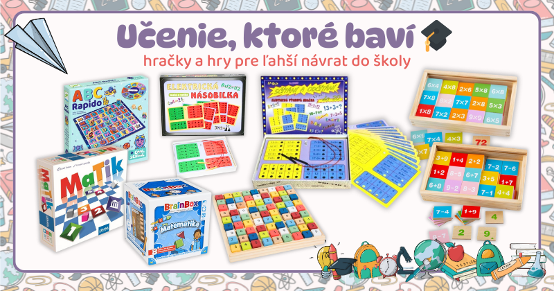 Vzdelávacie hračky pre školákov