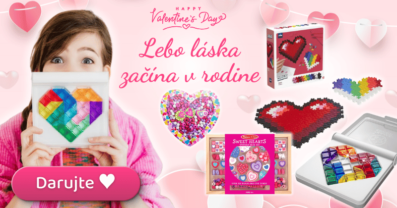 Valentínske darčeky pre deti
