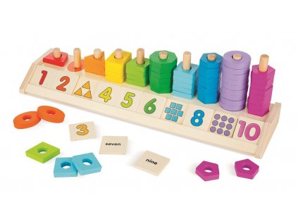 didaktická hračka tvary a čísla