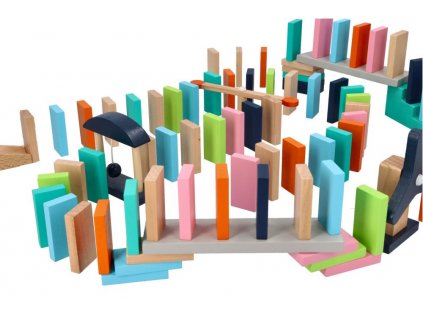 Adam Toys drevené kocky domino