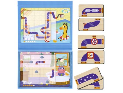 tooky toy logicky magneticky hlavolam sprcha