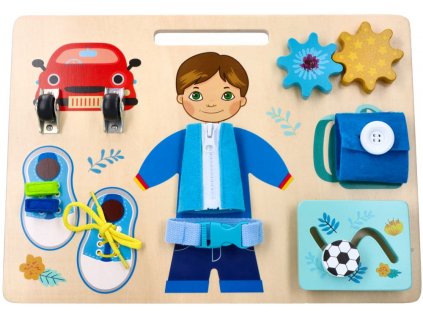Adam Toys Doska na tréning jemnej motoriky - chlapci