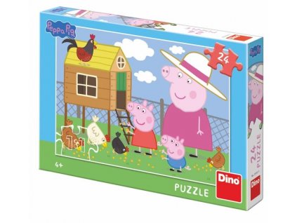 Dino 351615 Puzzle Peppa Pig Sliepočky 24 dielov 01