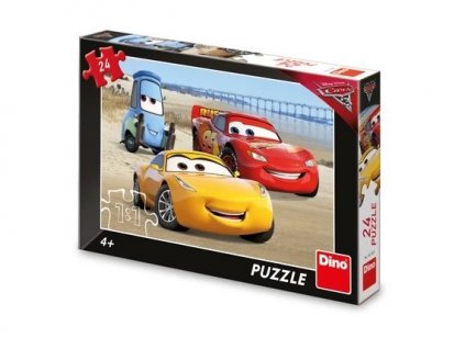 Dino 351585 Puzzle Cars Autá 3 Na pláži 24 dielov 01